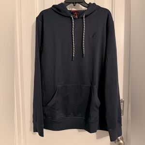 Great Gerry men's size L navy blue hooded logo sweatshirt NWT